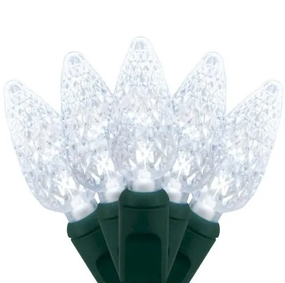 70 Pure White C6 Strawberry - Premium - LED Christmas Lights