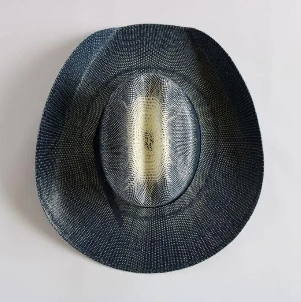 Atwood Western Straw Hat - Blue Northern