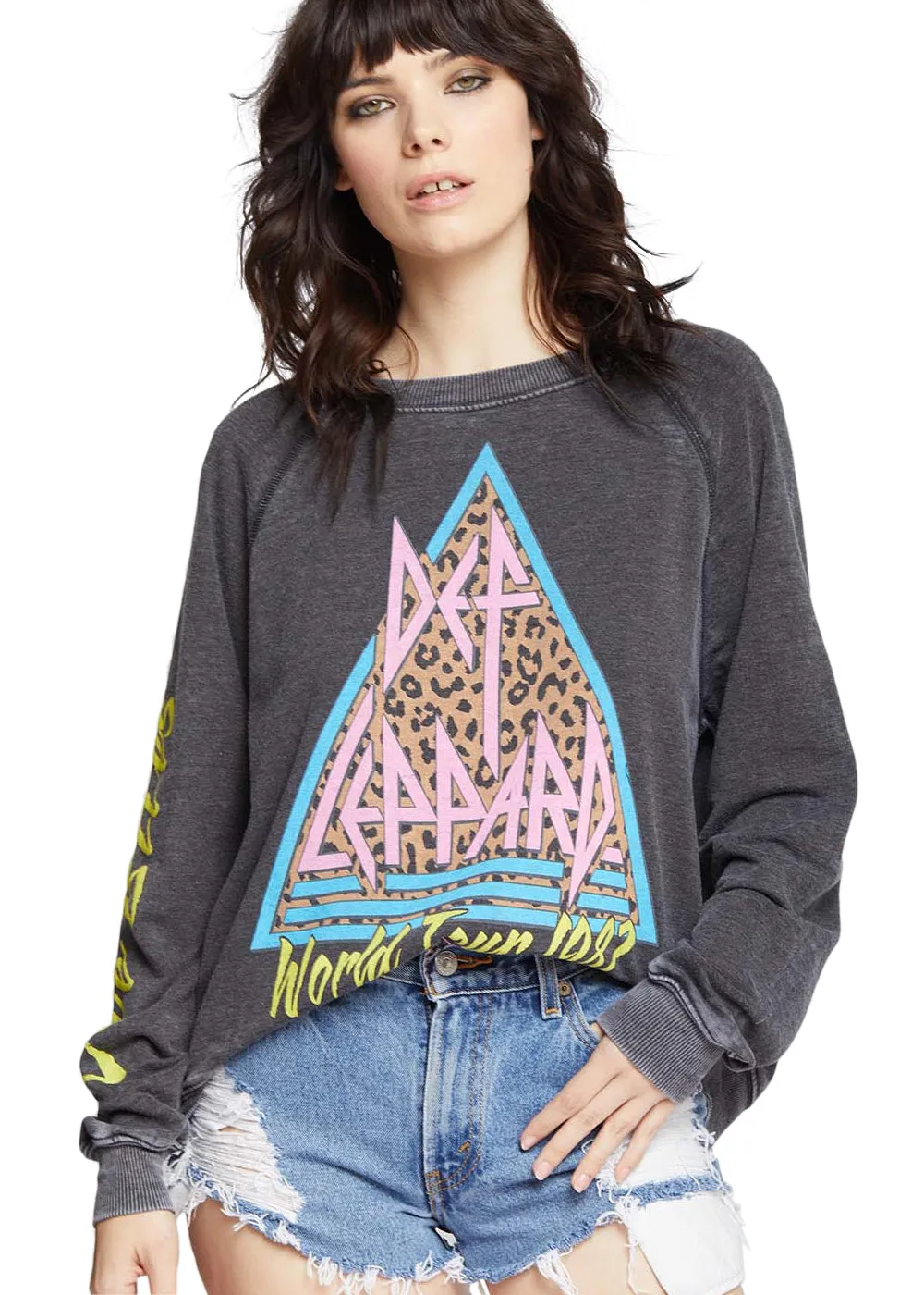 Def Leppard World Tour 1987 Band Sweatshirt by Recycled Karma