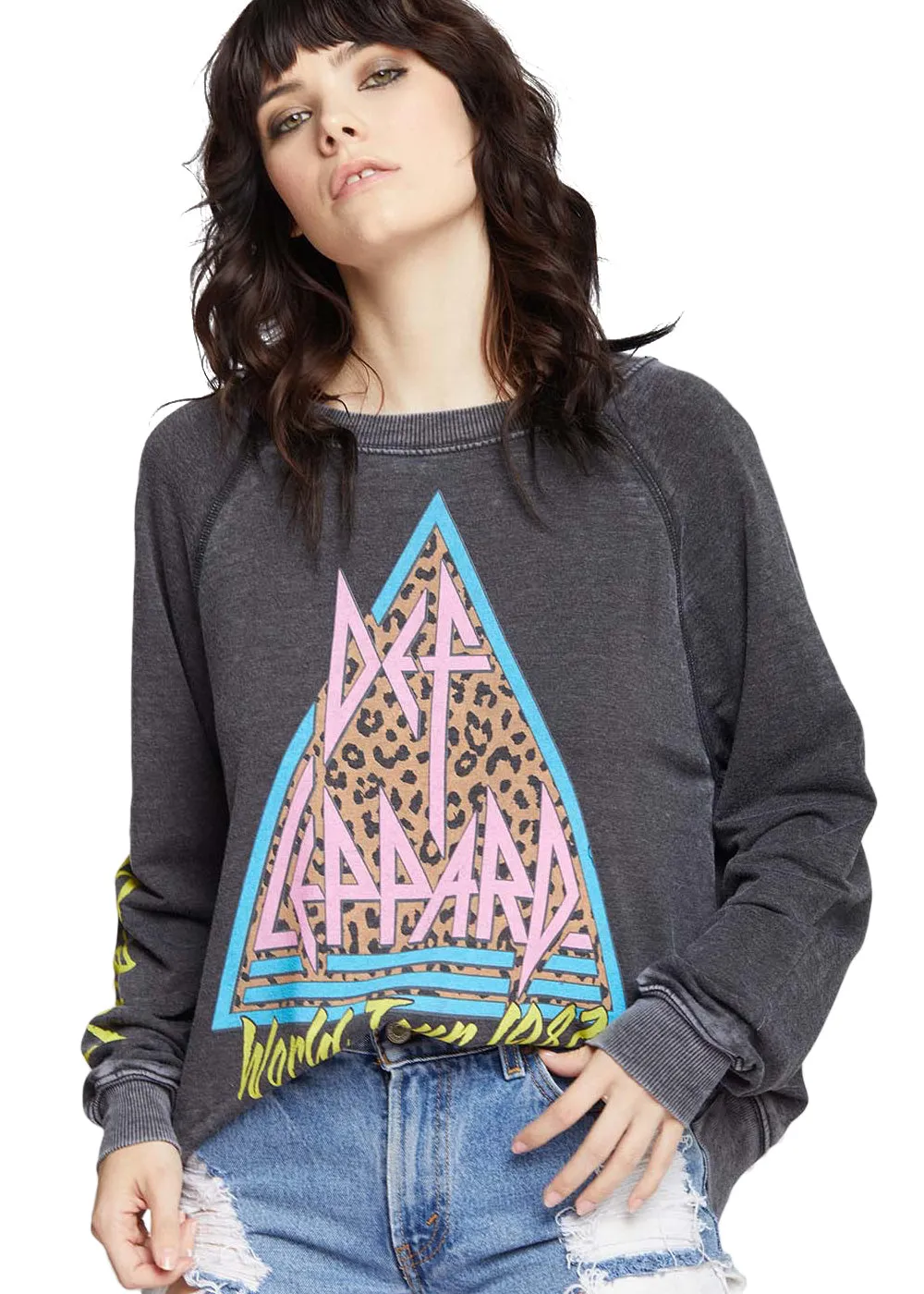Def Leppard World Tour 1987 Band Sweatshirt by Recycled Karma