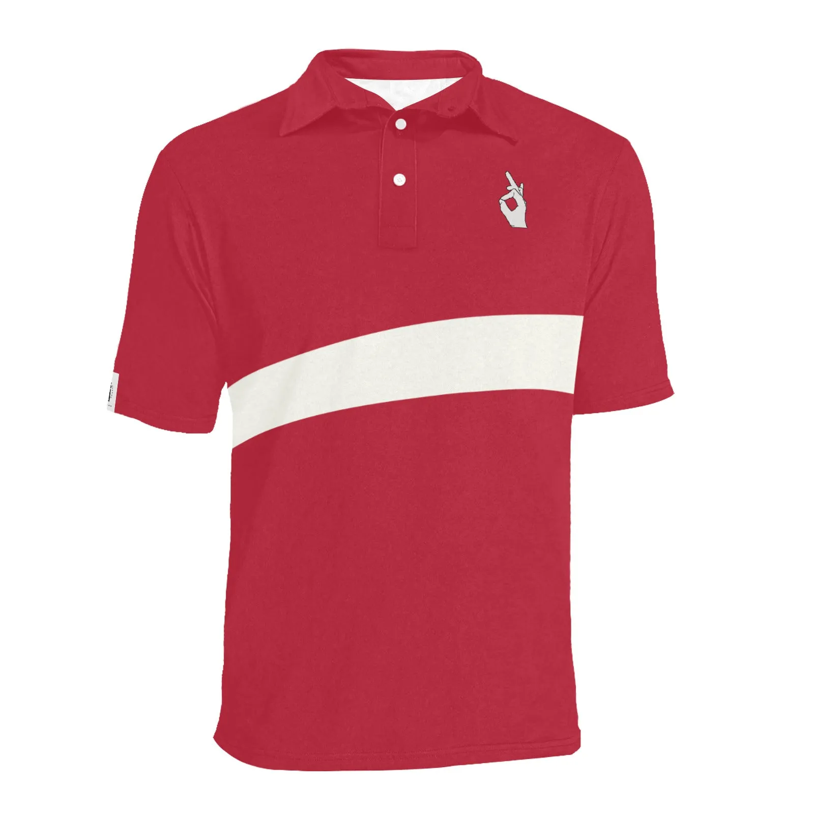 DTI Bright Red Polo Men's Shirt