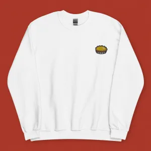 Egg Tart Embroidered Sweatshirt