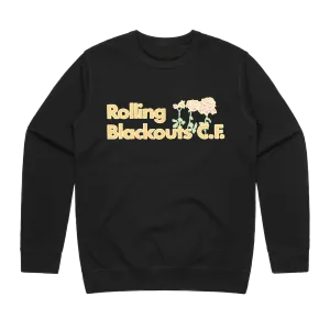 Flower / Black Crew Sweater