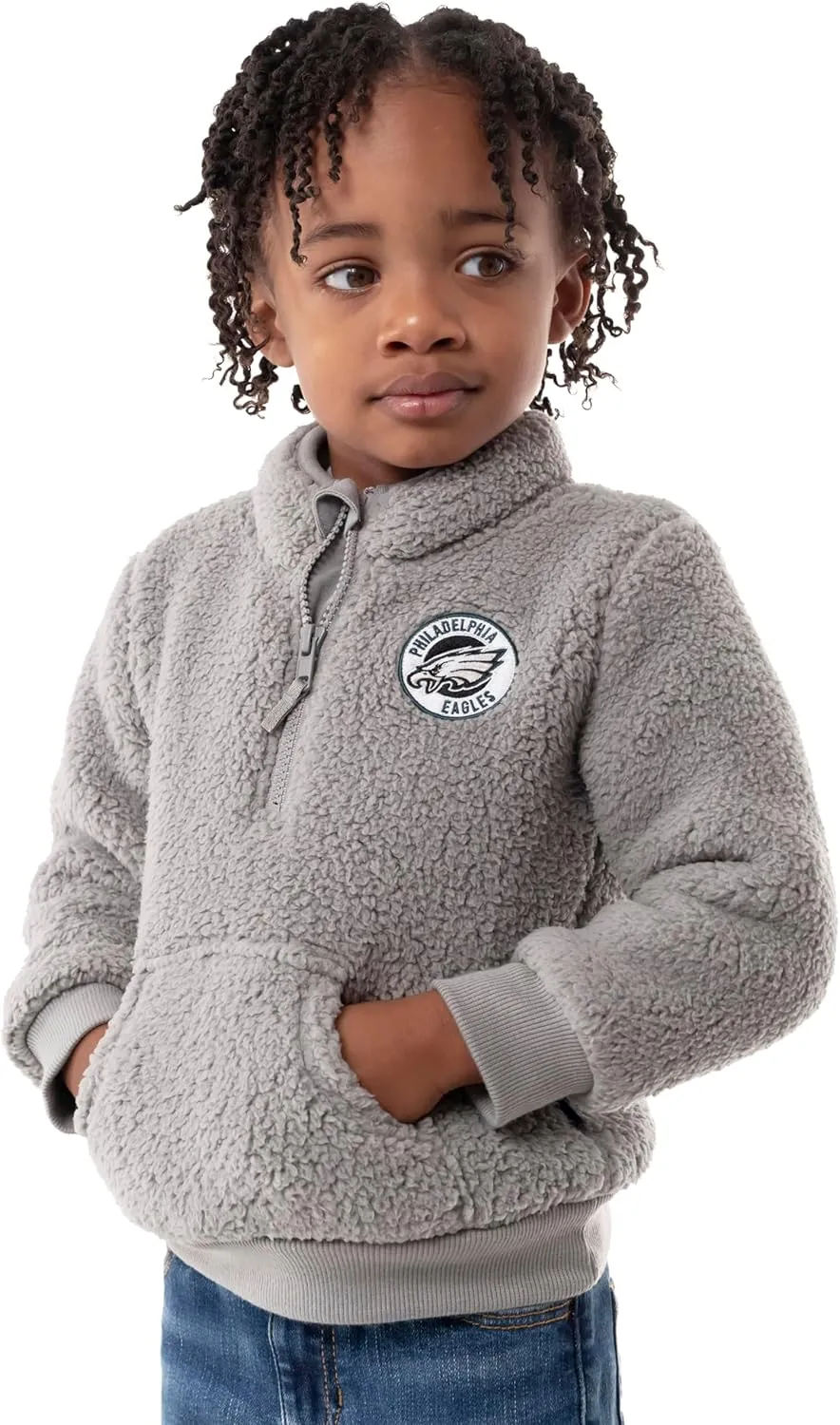 Gerber Baby NFL Team Sherpa Mock Neck Pull Over Sweatshirt