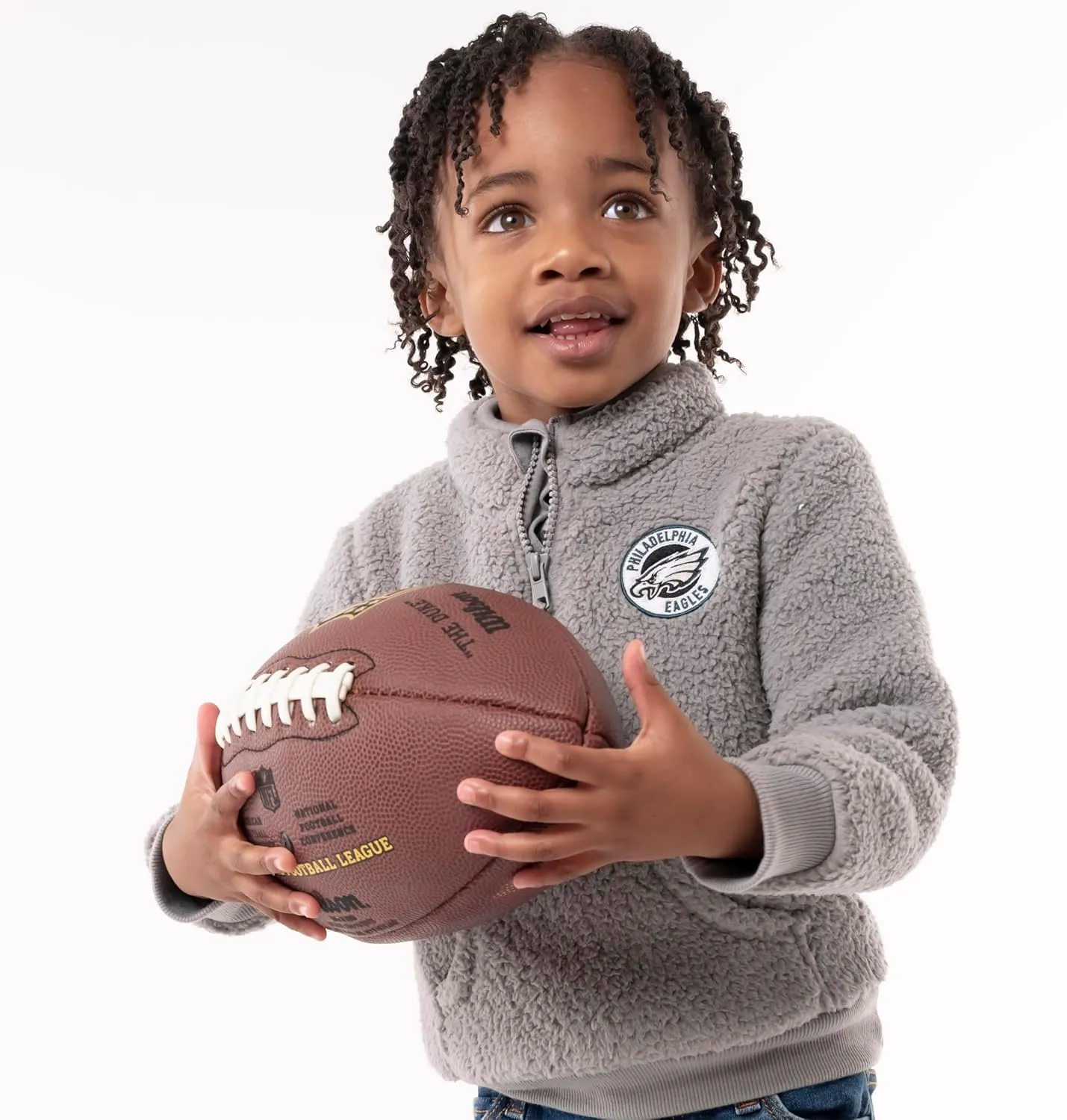 Gerber Baby NFL Team Sherpa Mock Neck Pull Over Sweatshirt