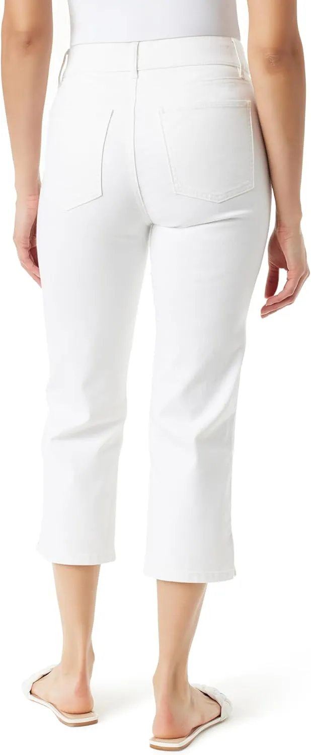 Gloria Vanderbilt Women's Shape Effect Pull on High Rise Straight Leg Capri Standard