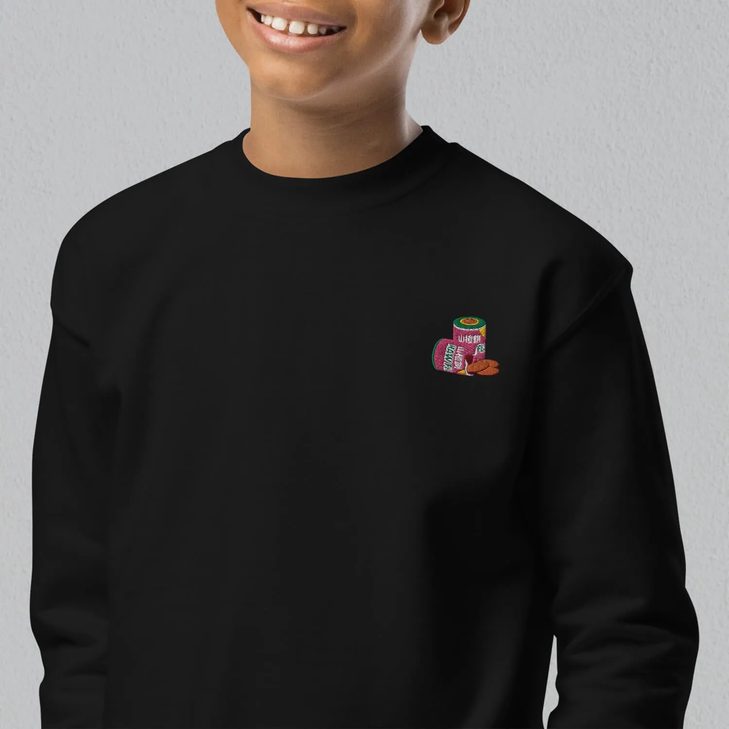 Haw Flakes Embroidered Kids Sweatshirt