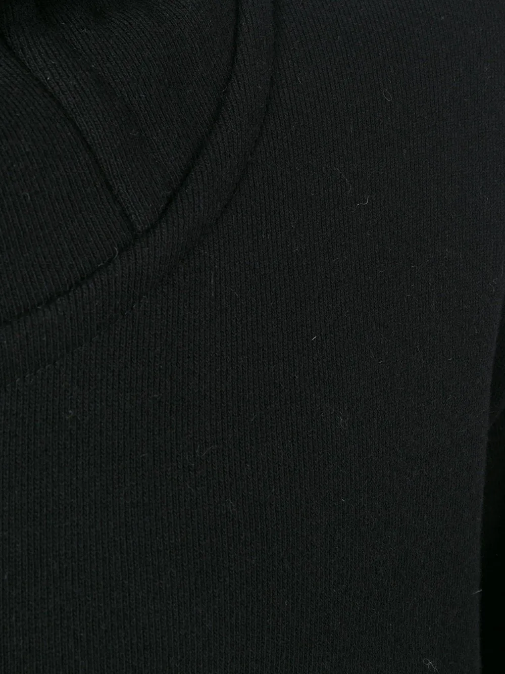 Hooded Jumper Black Interior