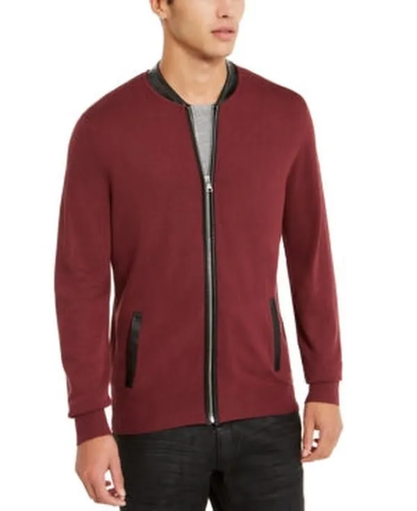 International Concepts Mens Zip-Front Cardigan