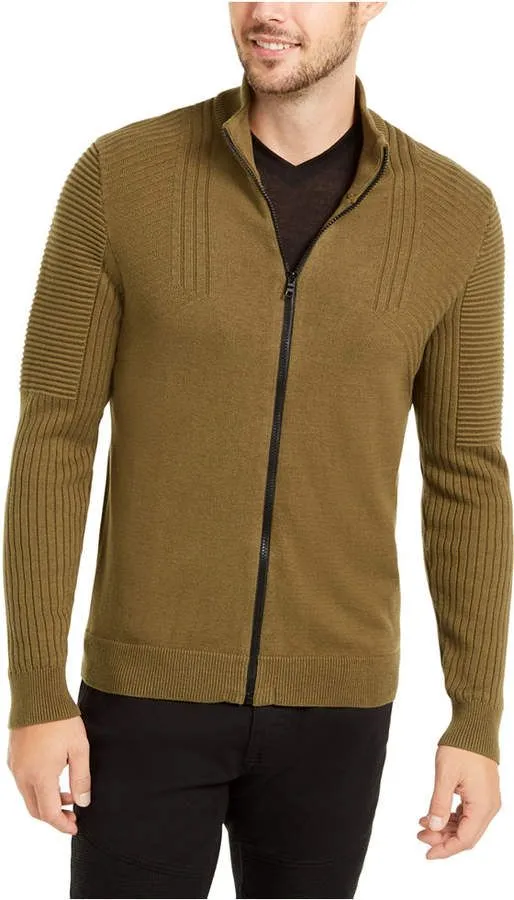 International Concepts Mens Zip-Front Cardigan