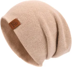 jaxmonoy Slouchy Knit Beanies Winter Hats for Women Men Soft Warm Reversible Slouch Cuffed Skull Knitted Beanie Cap