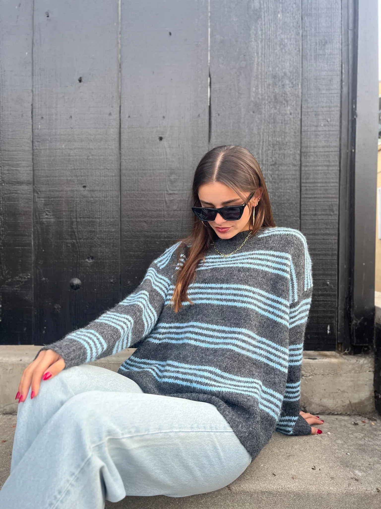 KEEN THE LABEL Indy Striped Sweater
