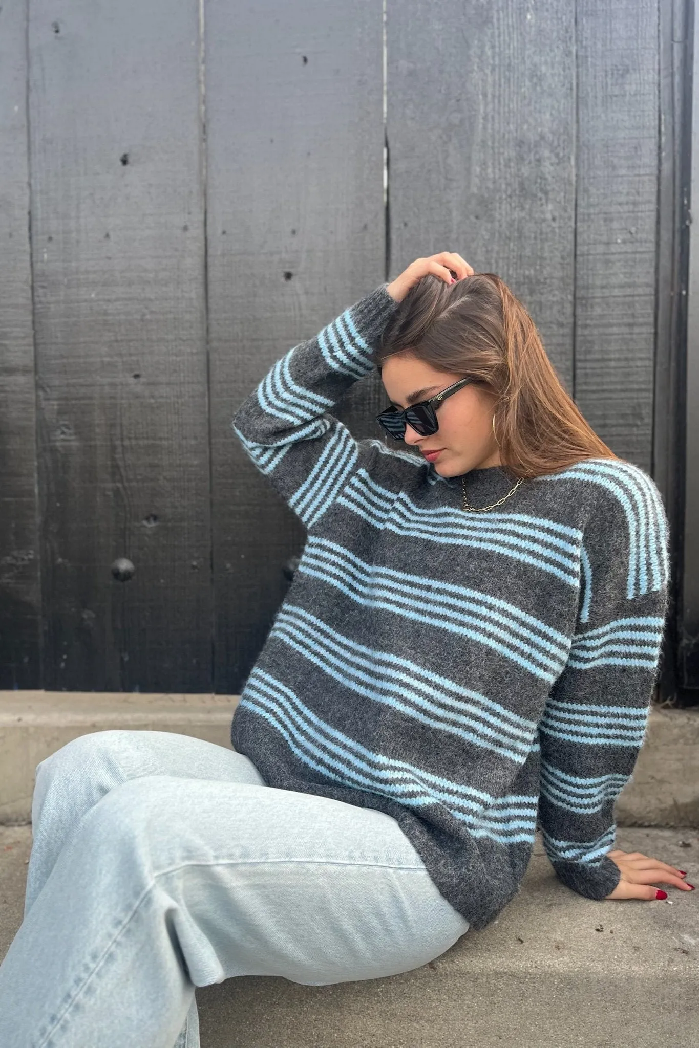 KEEN THE LABEL Indy Striped Sweater