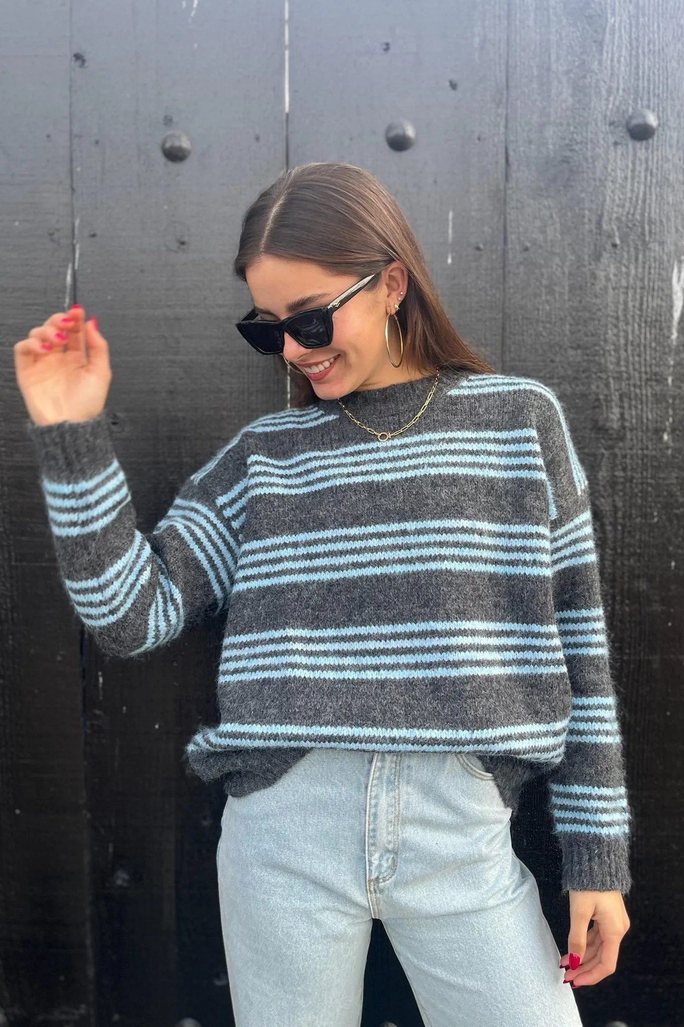 KEEN THE LABEL Indy Striped Sweater