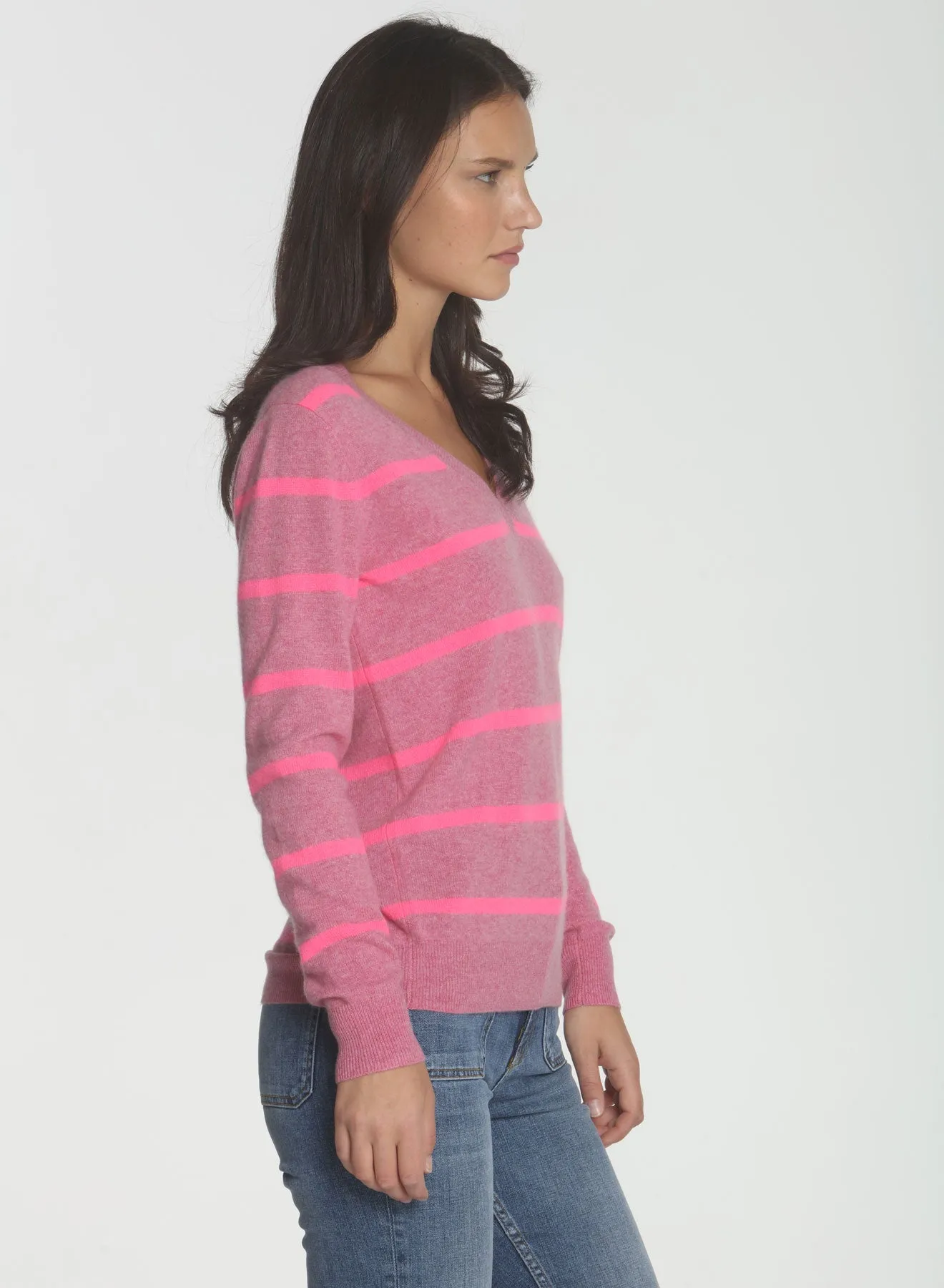 Meadow Stripe Vee - Wildflower
