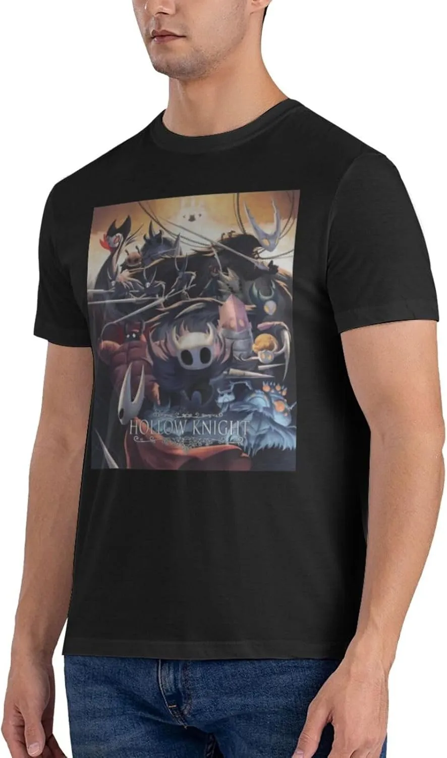 Mens T-Shirts Short Sleeve Crew Tee Teenager Funny Summer Cotton Shirts