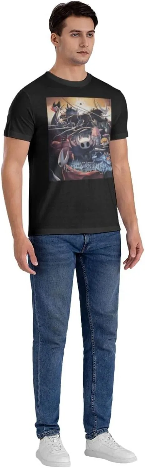 Mens T-Shirts Short Sleeve Crew Tee Teenager Funny Summer Cotton Shirts