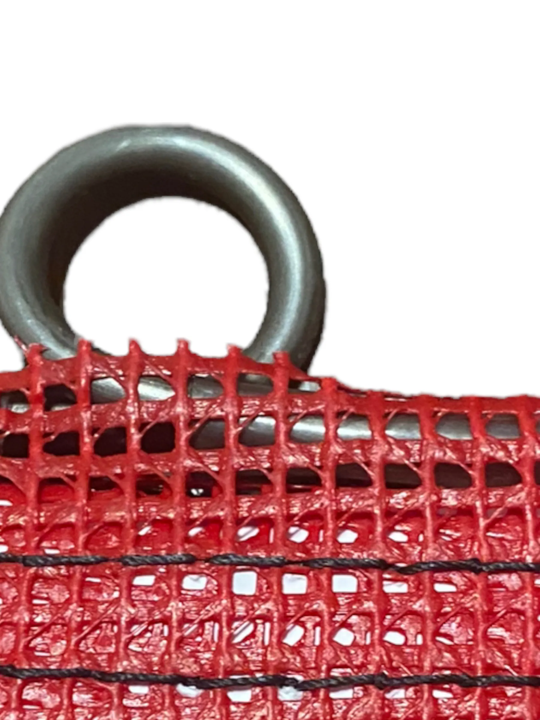 Mesh Warning Flag Red Emergency Warning Wire Rod 2 PACK | RMFX2