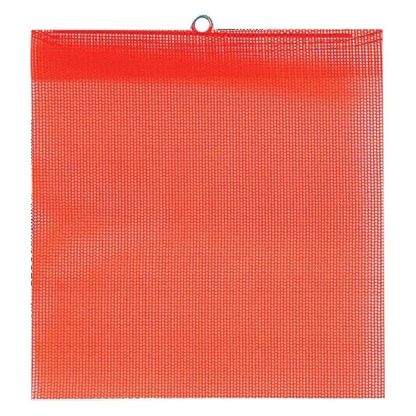 Mesh Warning Flag Red Emergency Warning Wire Rod 2 PACK | RMFX2