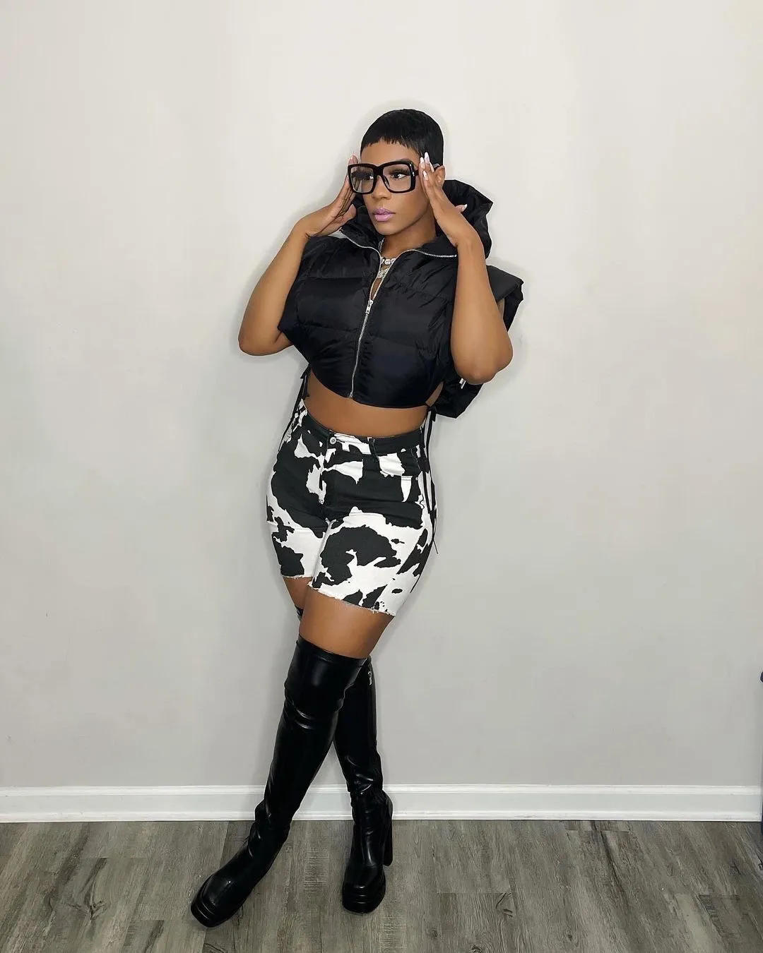 Milk- High Waist Shorts
