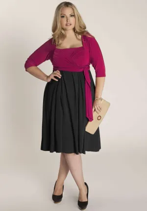 Nellie Wrap Dress In Pink (Made To Order)