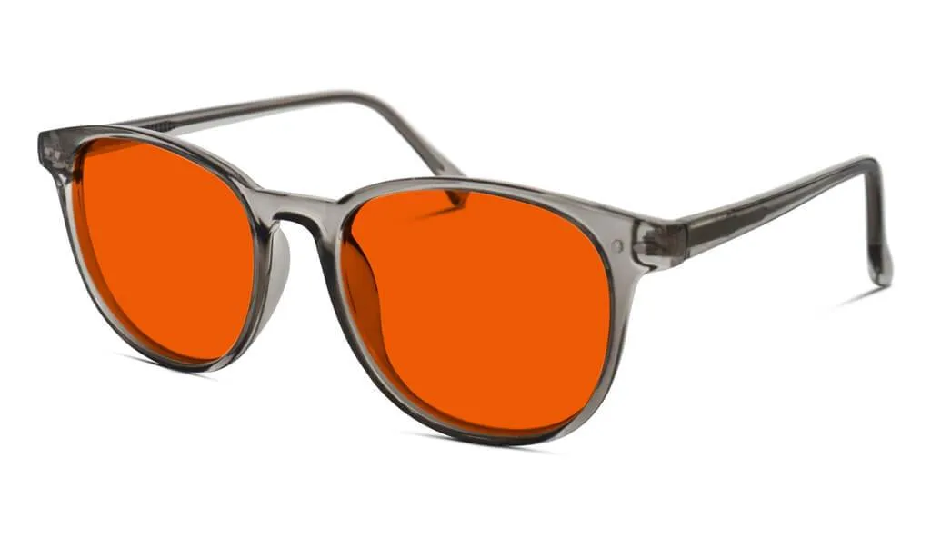 NightFall Billie Blue Blocking Glasses - Pearl Grey - Prescription