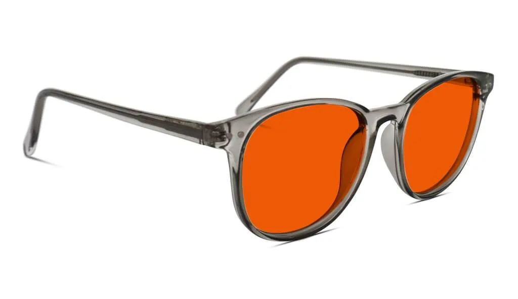 NightFall Billie Blue Blocking Glasses - Pearl Grey - Prescription