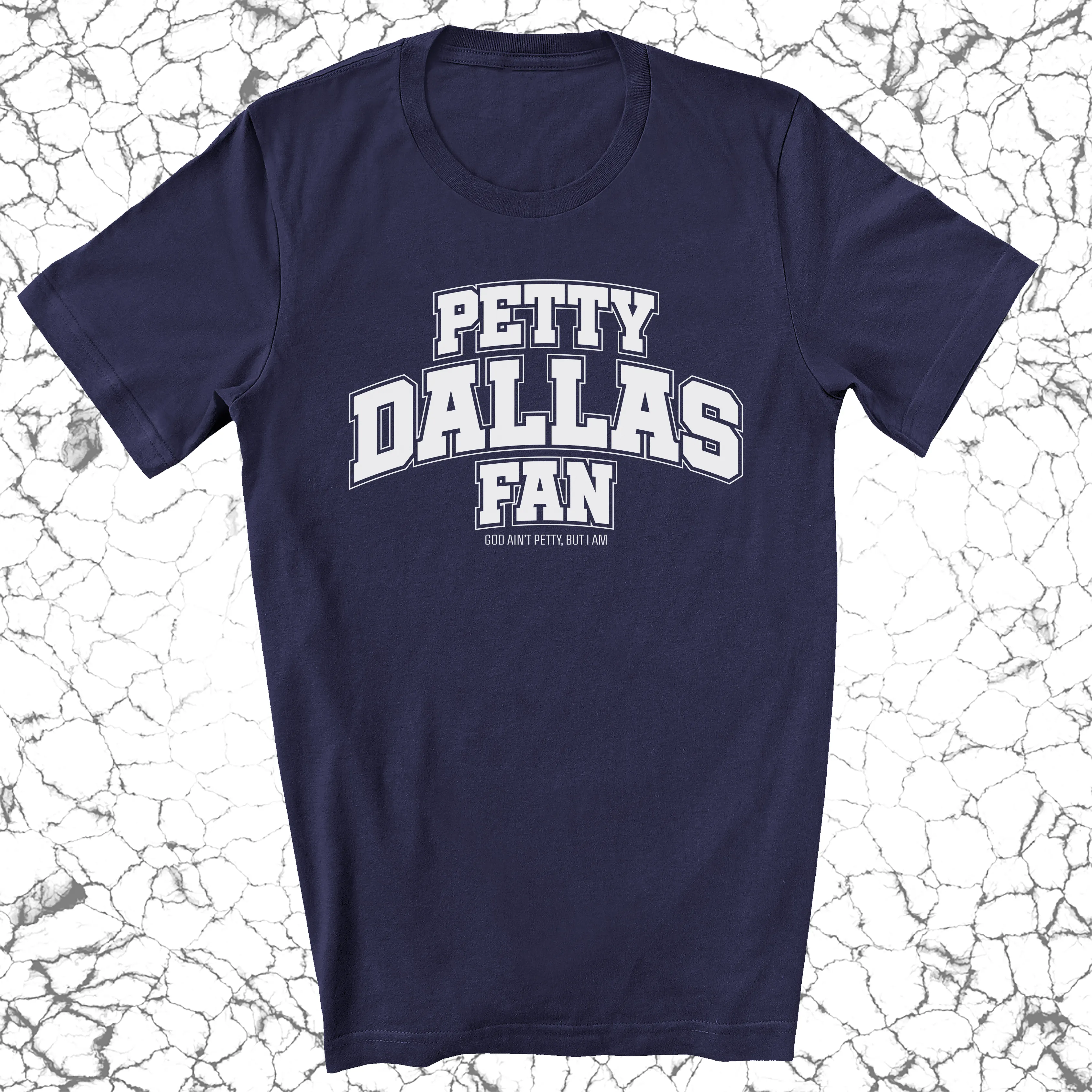 Petty Dallas Fan Unisex Tee (Navy/White)