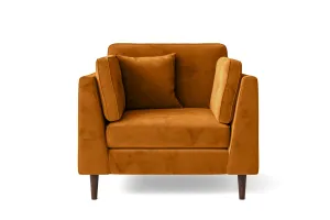 Ragusa Armchair Gold Velvet