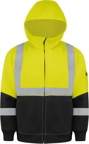 Red Kap Men's Hi-Visibility Performance Work Hoodie - Type R Class 2