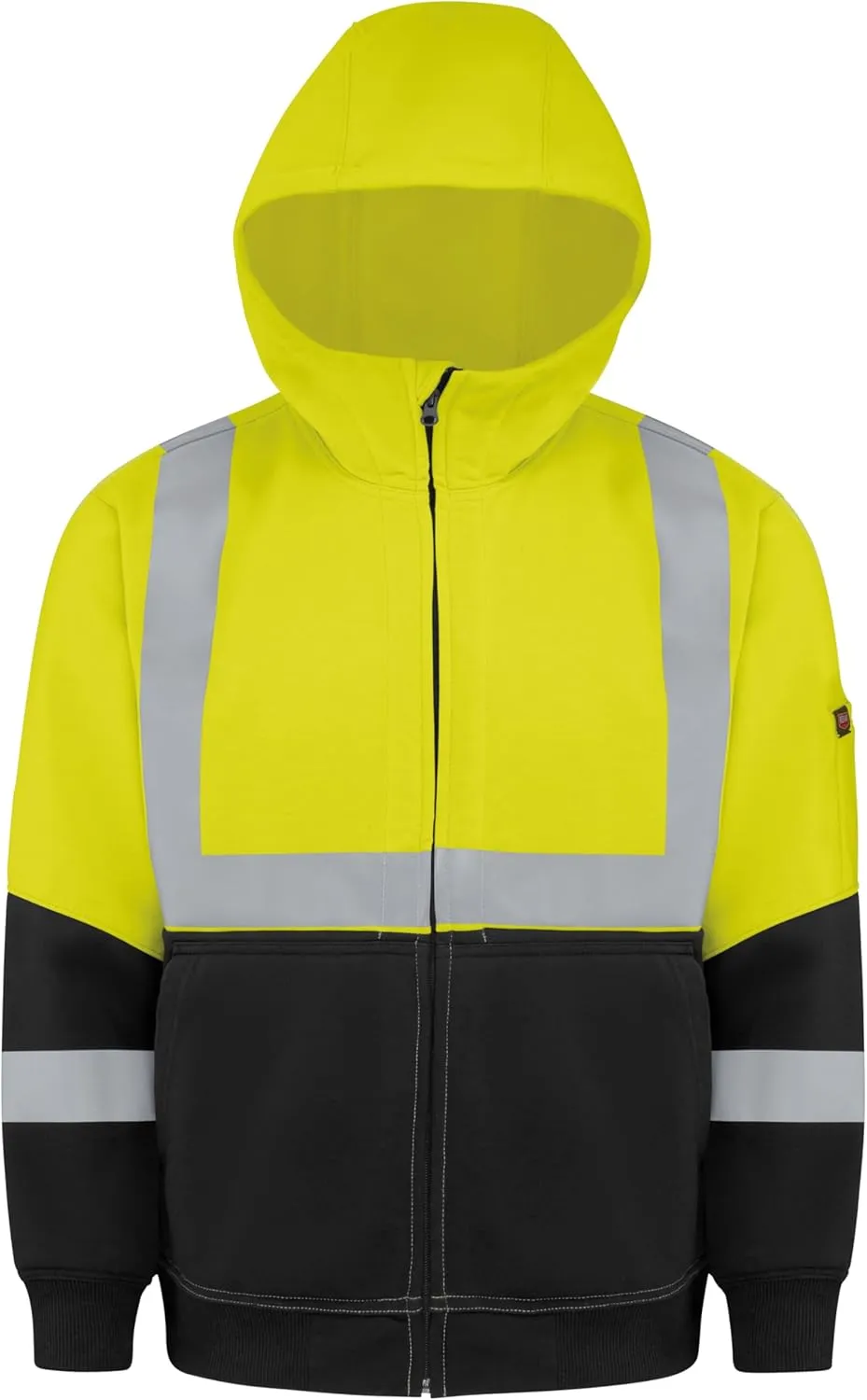 Red Kap Men's Hi-Visibility Performance Work Hoodie - Type R Class 2