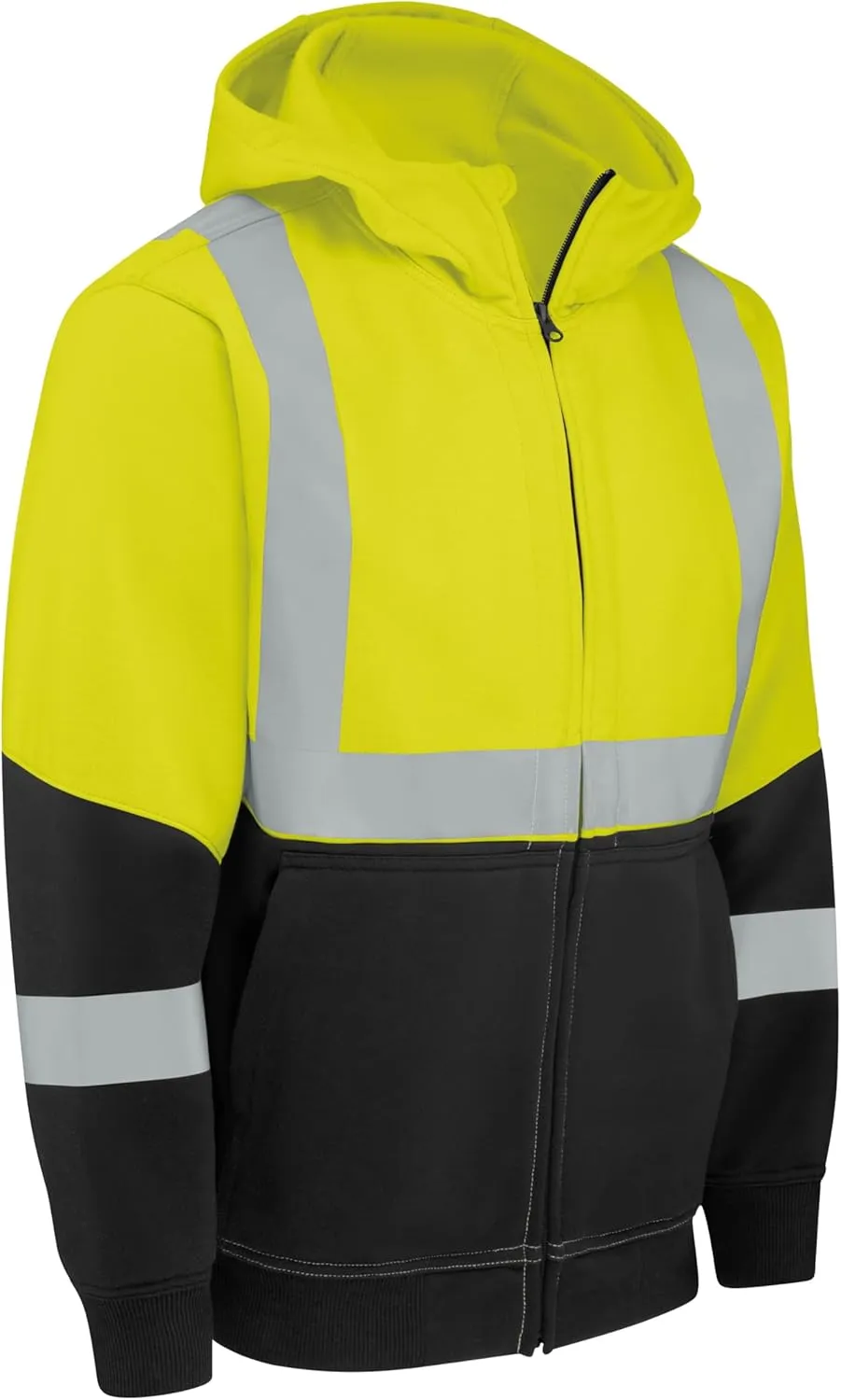 Red Kap Men's Hi-Visibility Performance Work Hoodie - Type R Class 2