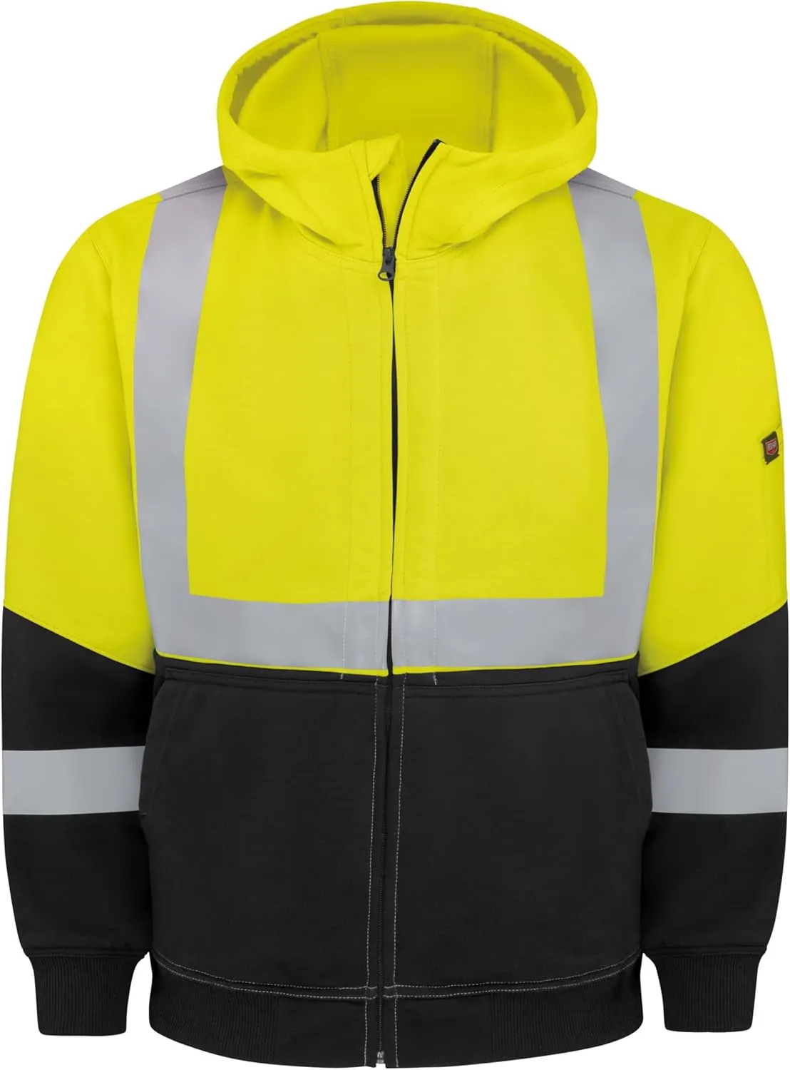 Red Kap Men's Hi-Visibility Performance Work Hoodie - Type R Class 2