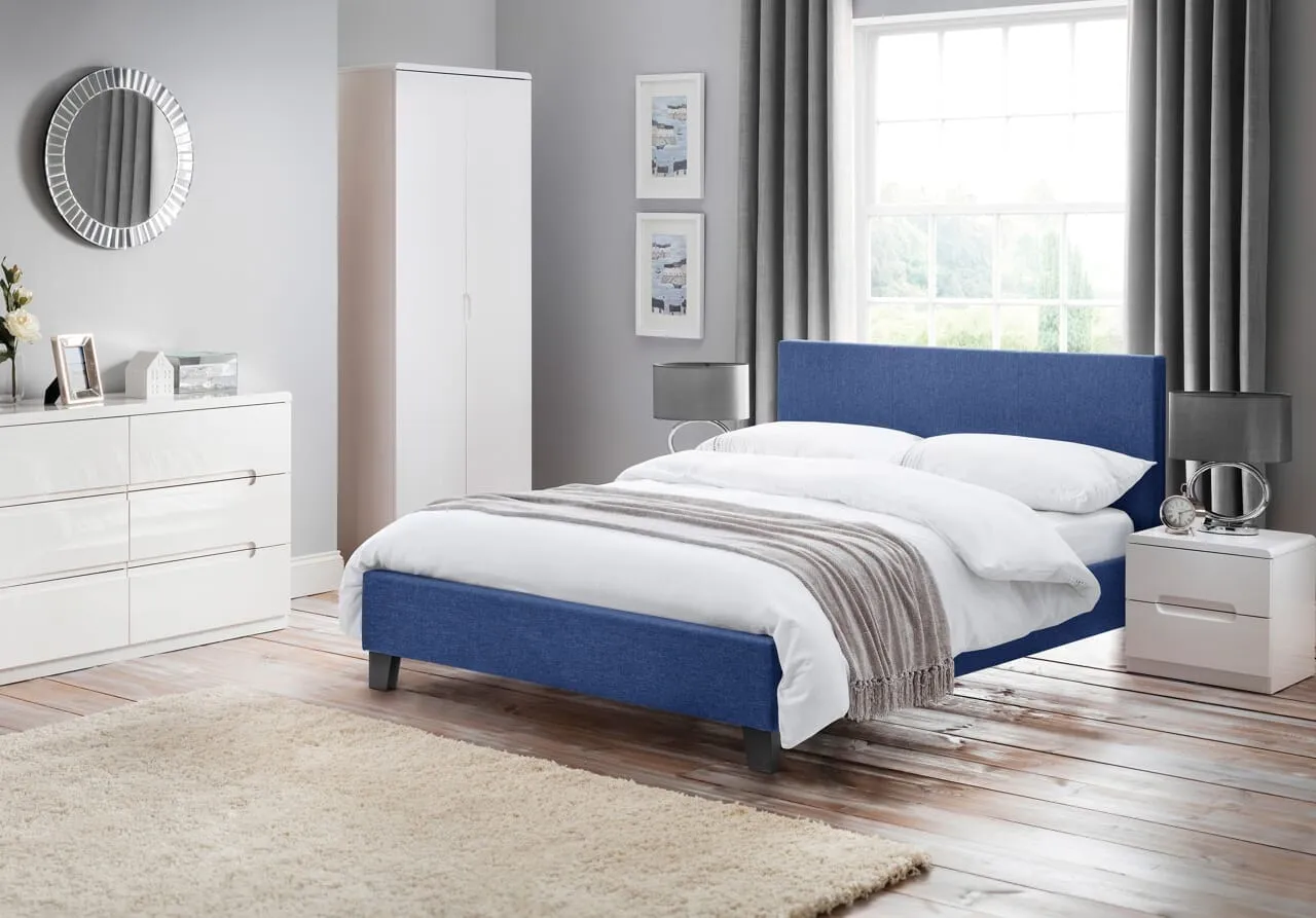 Rialto Dark Blue Linen 150Cm