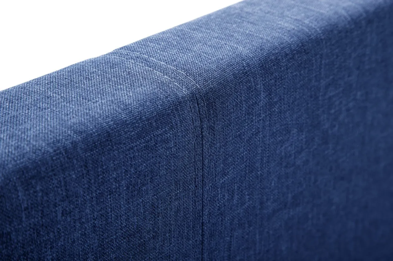 Rialto Dark Blue Linen 150Cm
