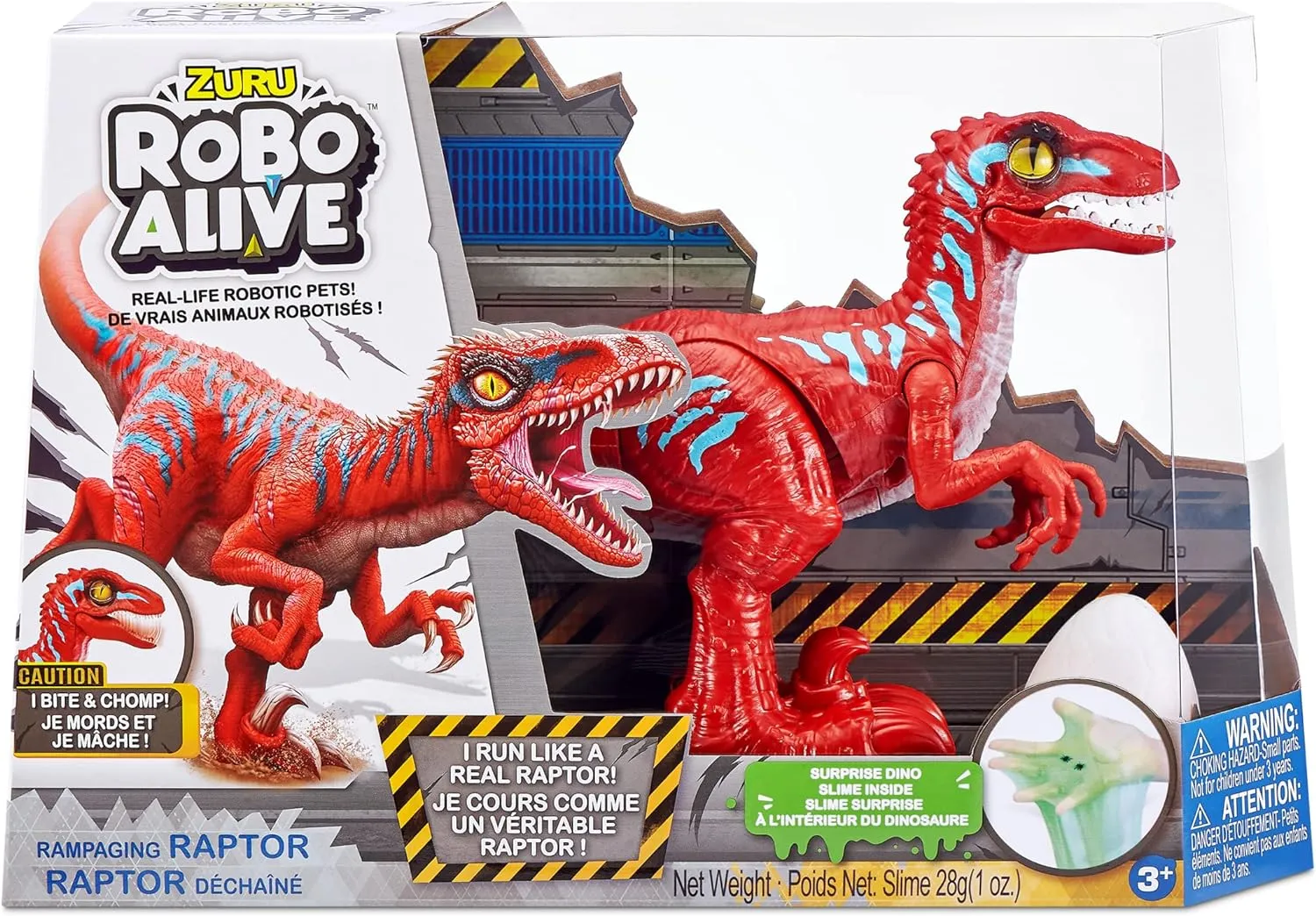 Robo Alive Raptor Egg Slime (Styles Vary)