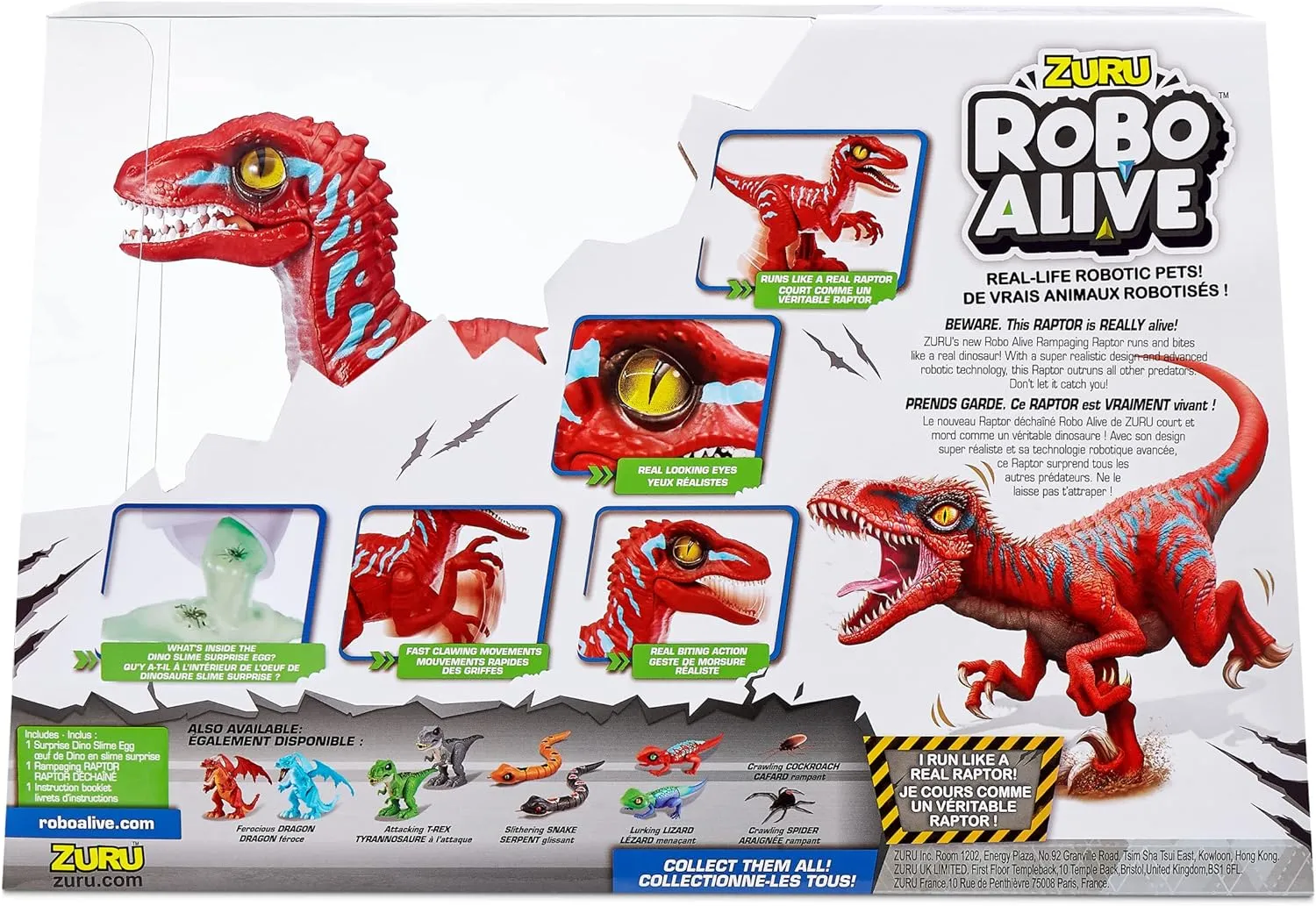 Robo Alive Raptor Egg Slime (Styles Vary)