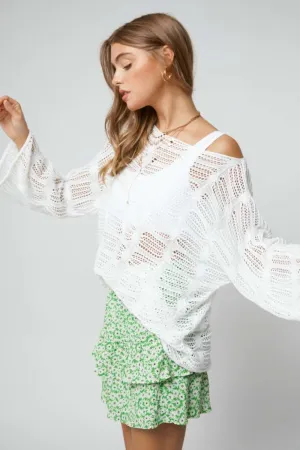 Stella Open Textured Sweater