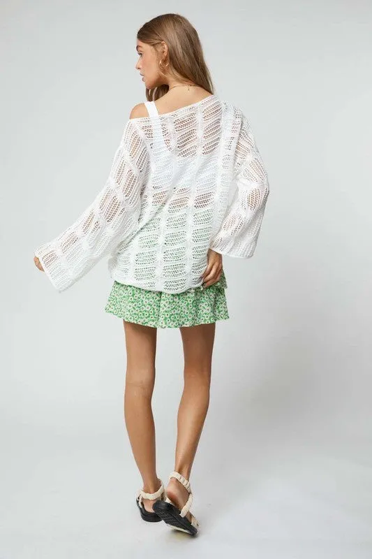 Stella Open Textured Sweater