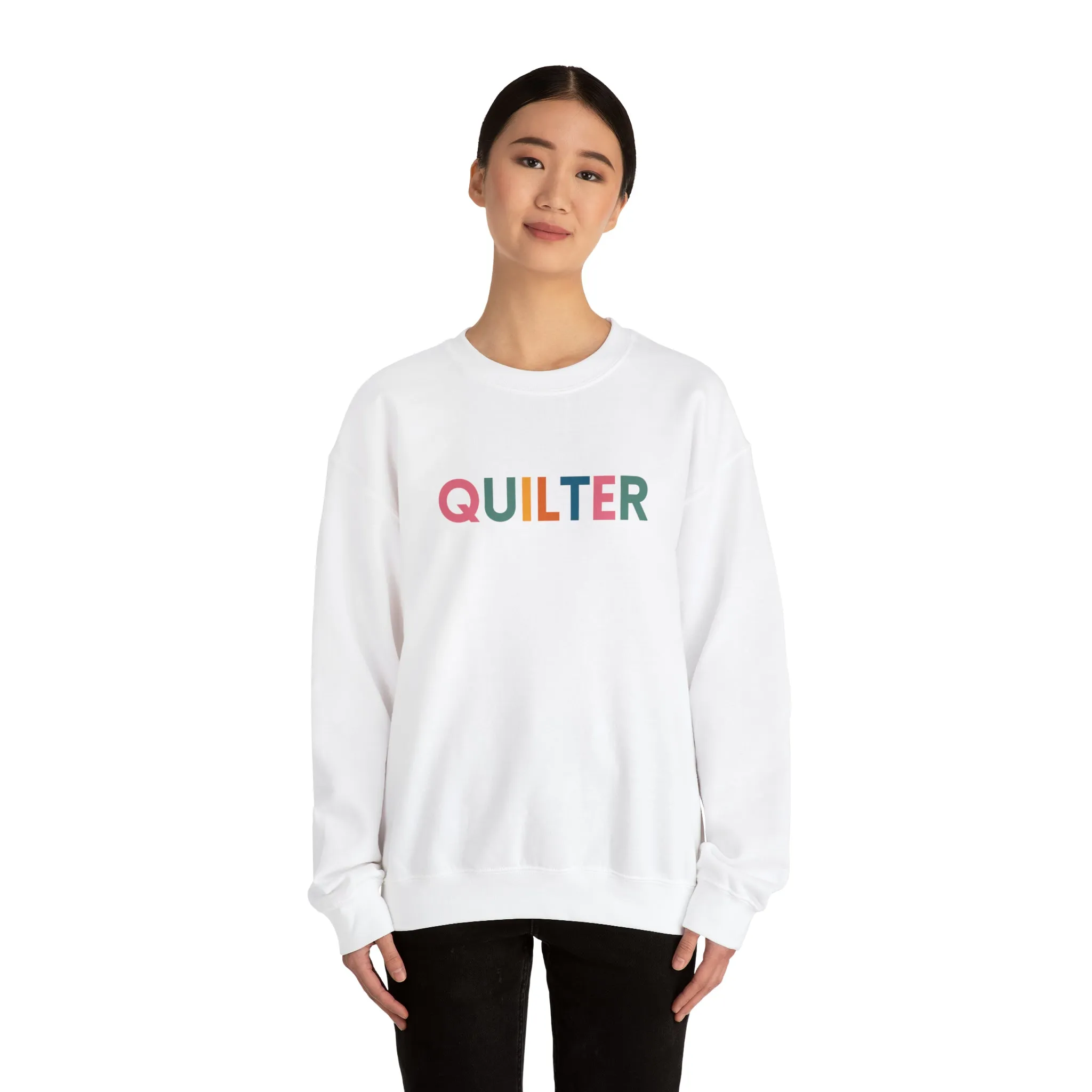 Sweatshirt:  Quilter Crewneck Sweatshirt