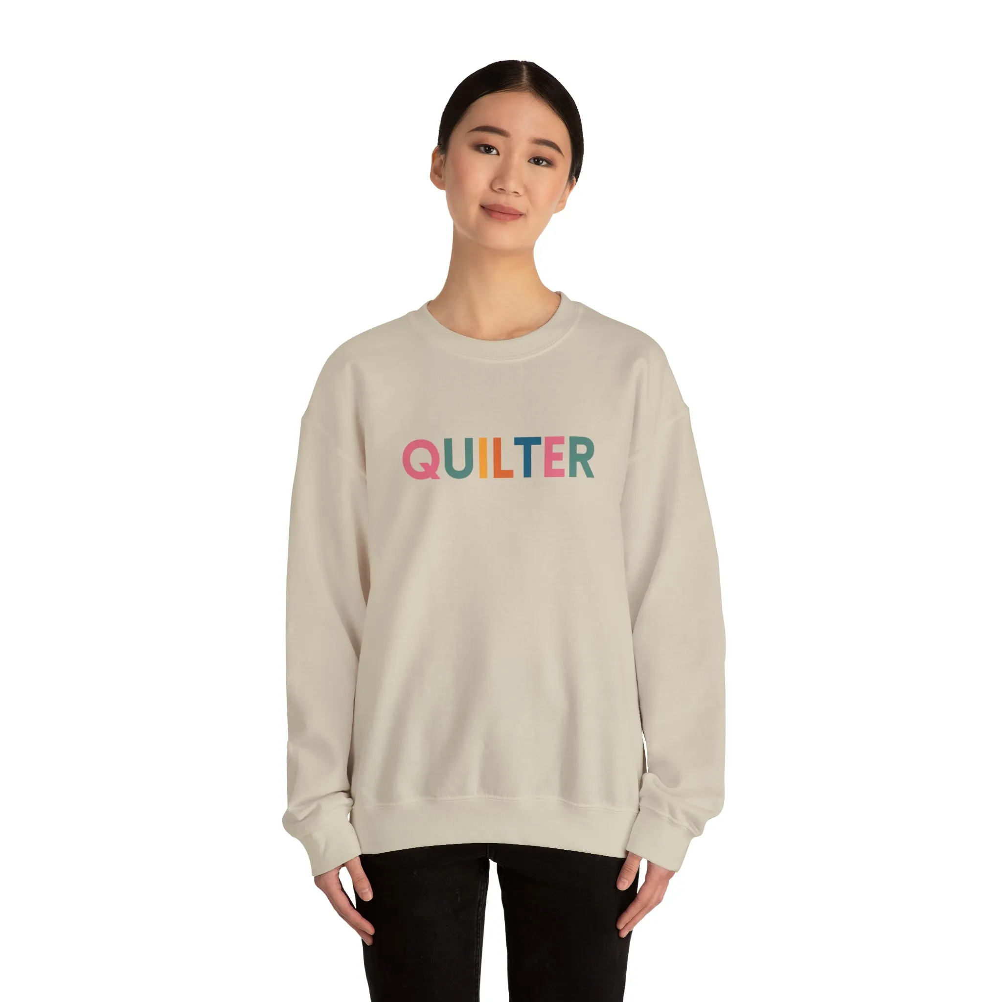 Sweatshirt:  Quilter Crewneck Sweatshirt