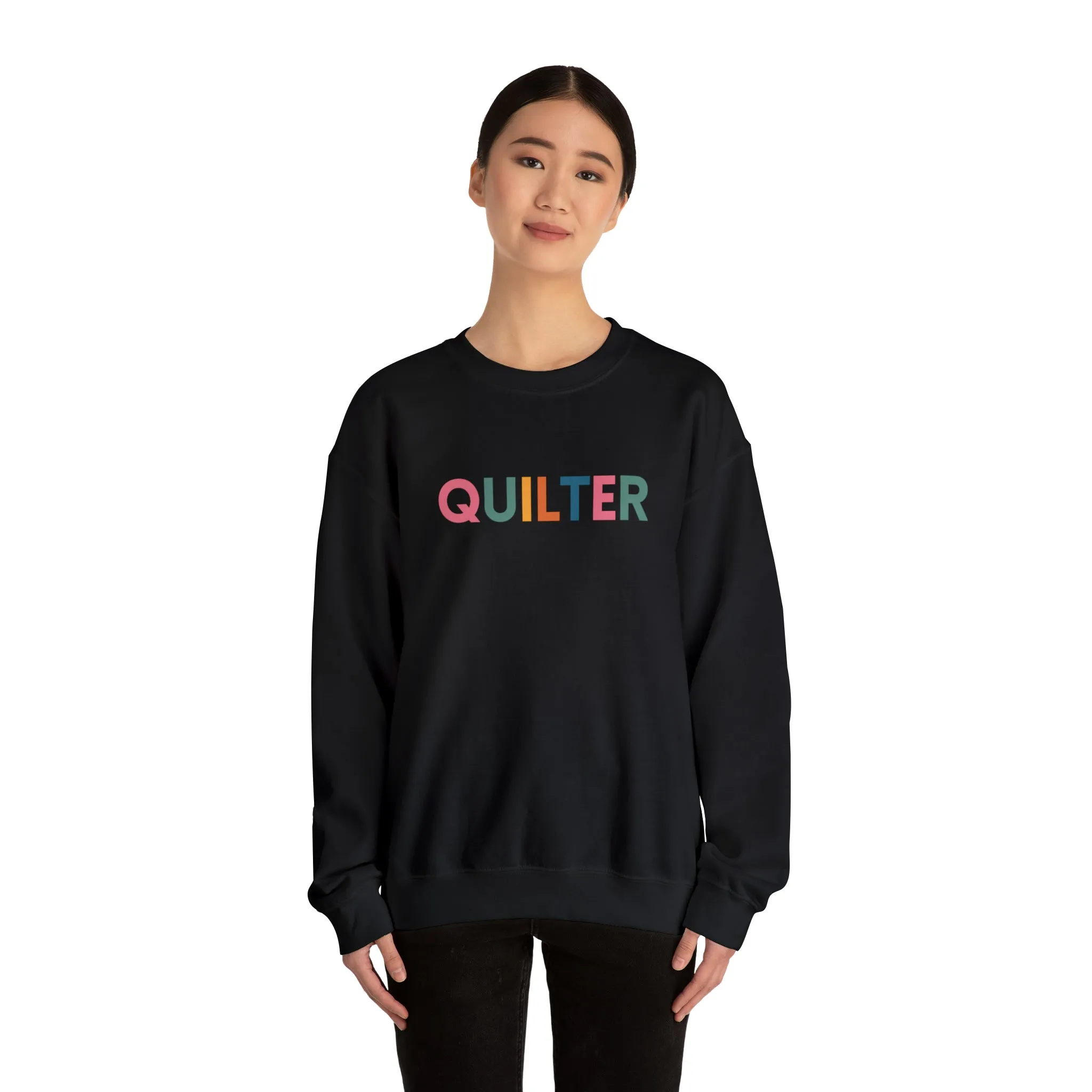 Sweatshirt:  Quilter Crewneck Sweatshirt
