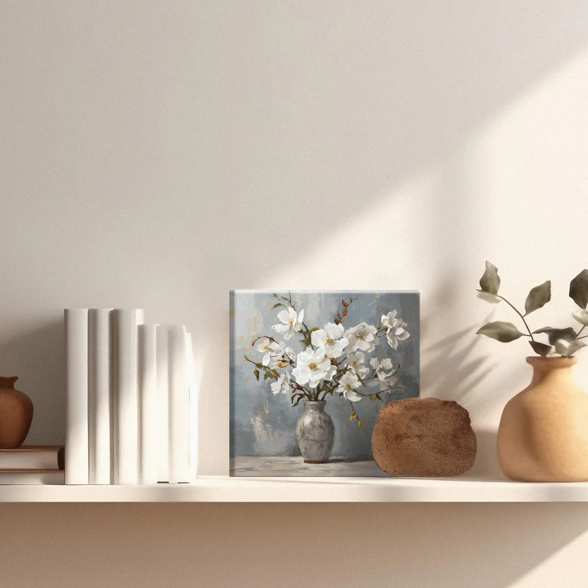 White Dogwood Bouquet Art