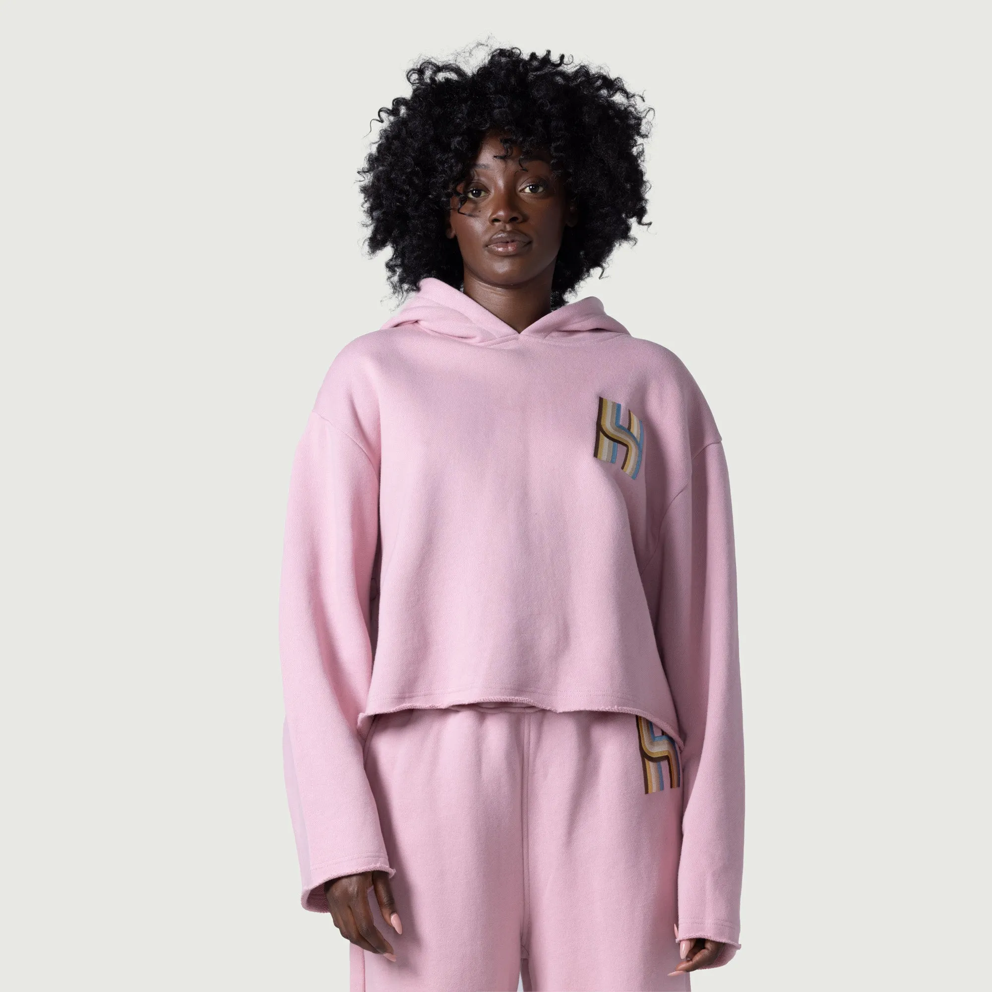 Womens Oversized Hoodie - Pink