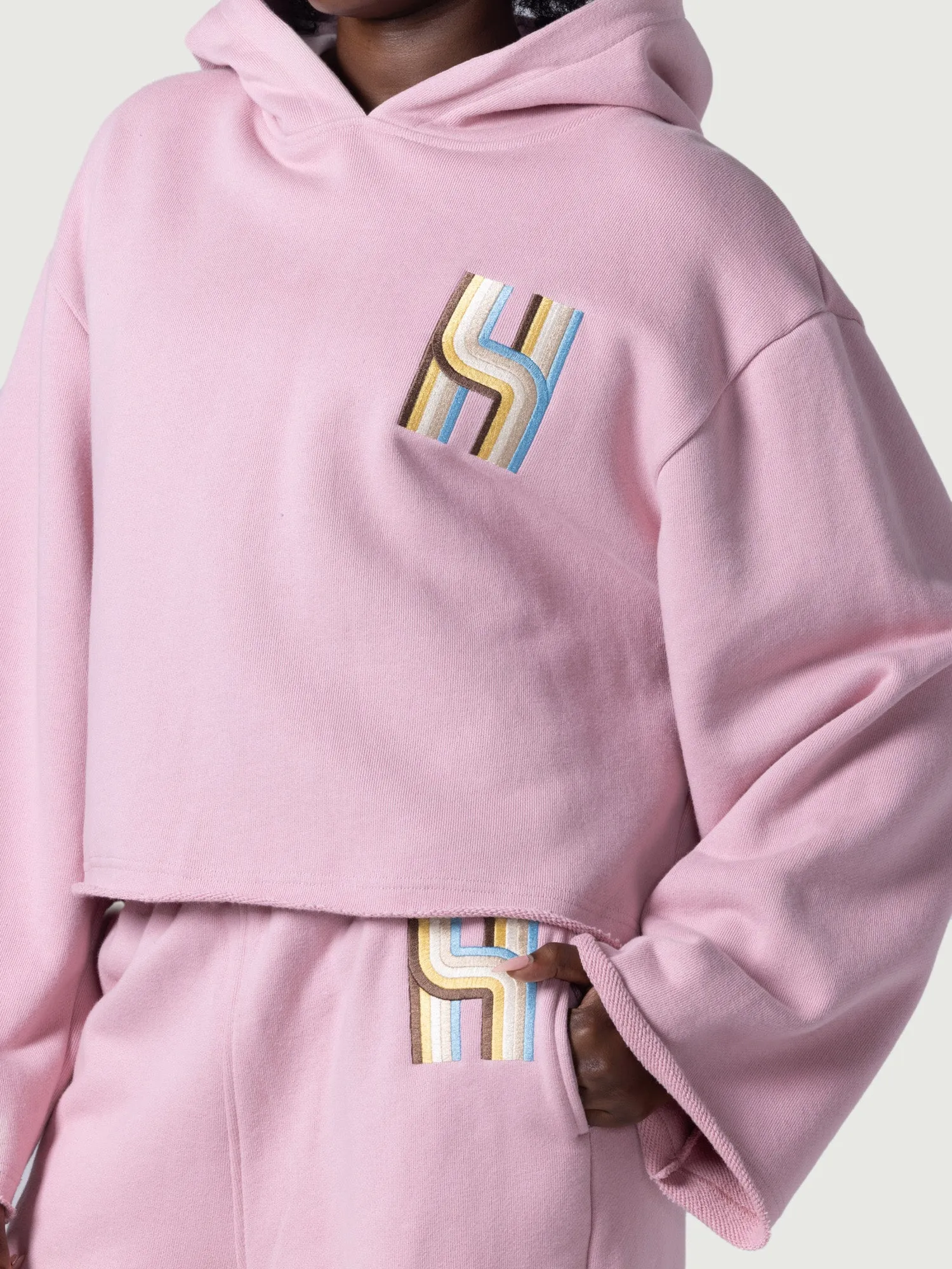 Womens Oversized Hoodie - Pink